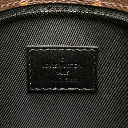 Louis Vuitton Monogram Macassar Weekend Tote PM M45734 Brown Black PVC Leather