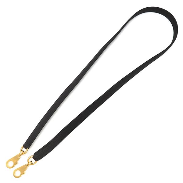 Hermes Shoulder Strap Shoulder Strap Togo Black Gold Hardware Black [storage Bag