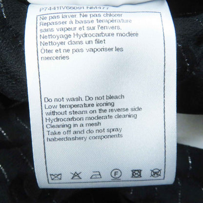 CHANEL 23P P74411 Silk Coco All Over Pattern And Stripes Cache-coeur Short