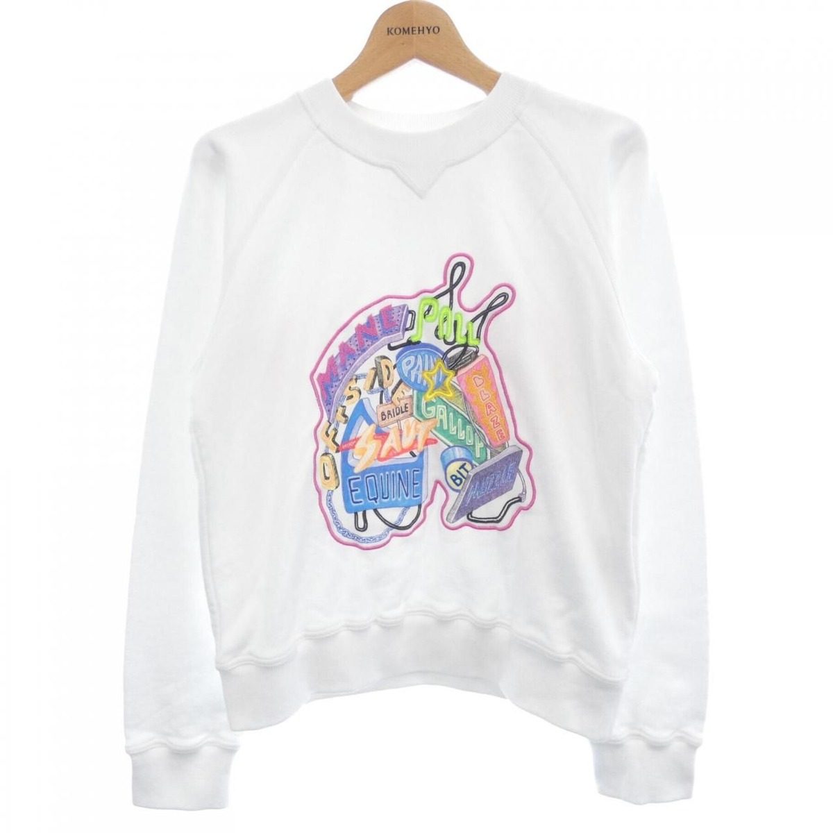 Hermes Chevaloscope Sweatshirt White