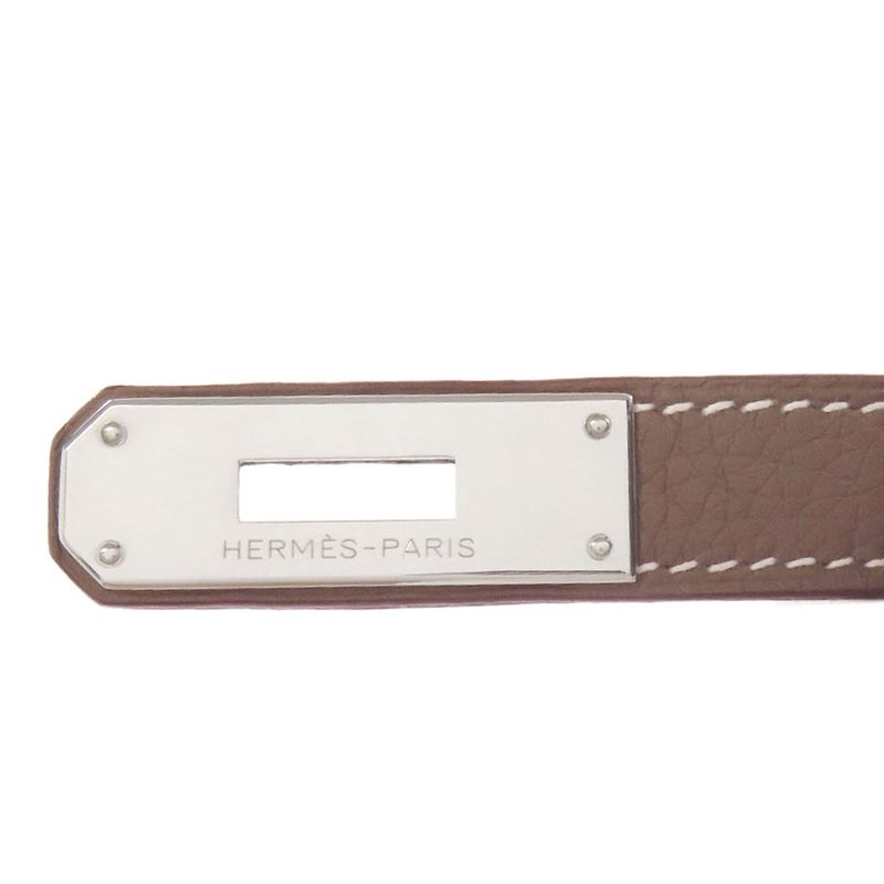 Hermes Birkin 30 Etape Silver Hardware Handbag Taurillon Women