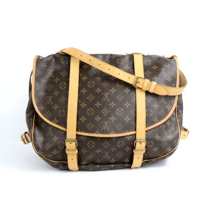 Louis Vuitton Monogram Saumur 43 M42252 PVC Leather Shoulder Bag