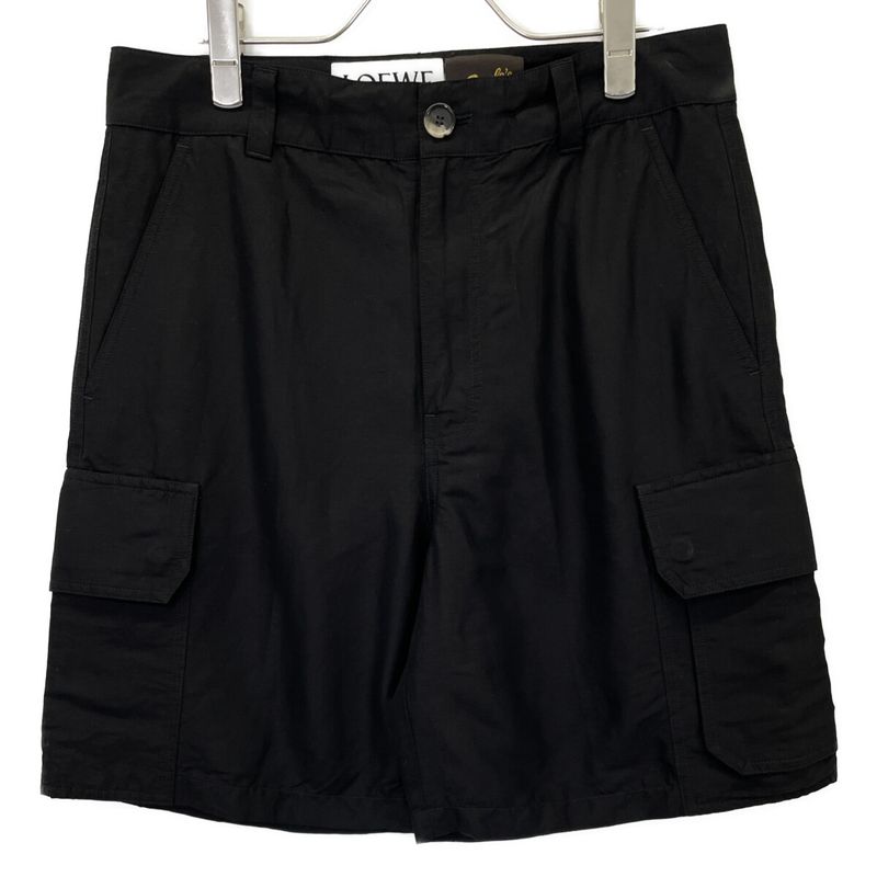 Loewe H616y1ax11 Black Paula's Ibiza Cargo Shorts 46
