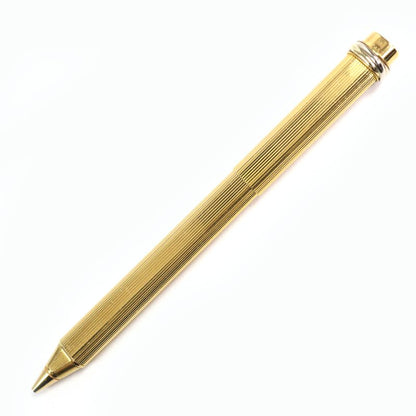 - Cartier Vintage Trinity Ballpoint Pen With Cap Gold Made In France Men's