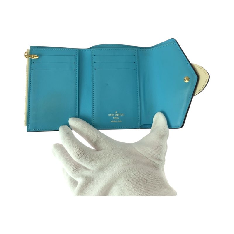 Louis Vuitton Portefeuille Pont Neuf Ivory Gold Hardware Leather M69176 Fold