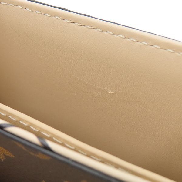 Louis Vuitton Shoulder Bag Pochette Trunk Vertical Monogram Canvas Leather