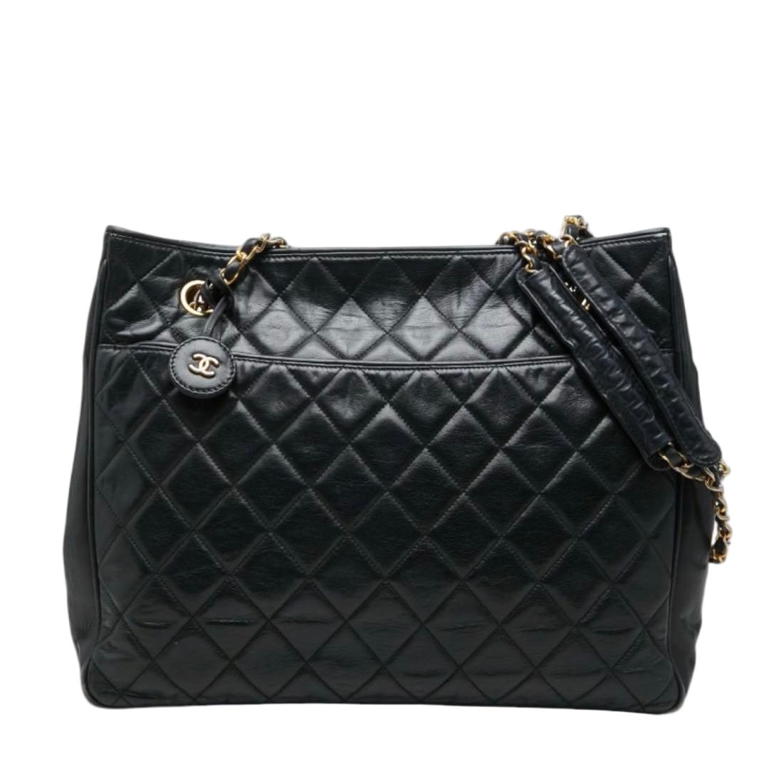 Chanel Quilted Chain Tote Shoulder