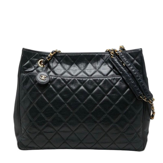 Chanel Quilted Chain Tote Shoulder