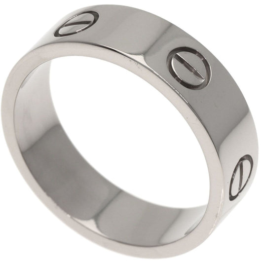 Cartier Love Ring 58 18K White Gold