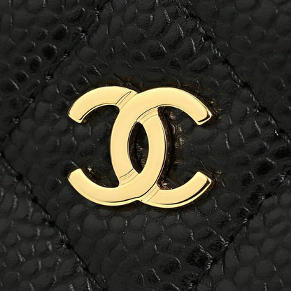 Chanel Card Case Porte-cartes Classique Noir Black