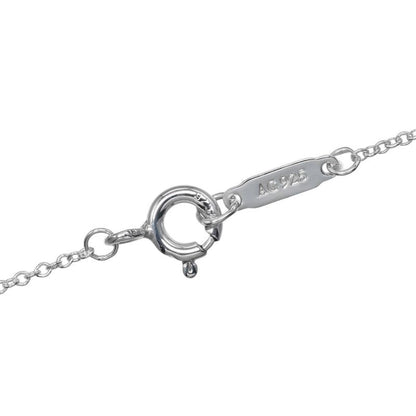 Tiffany & Co 1837 Interlocking Circle 925 Silver And Rubed Metal Ladies 5.19g