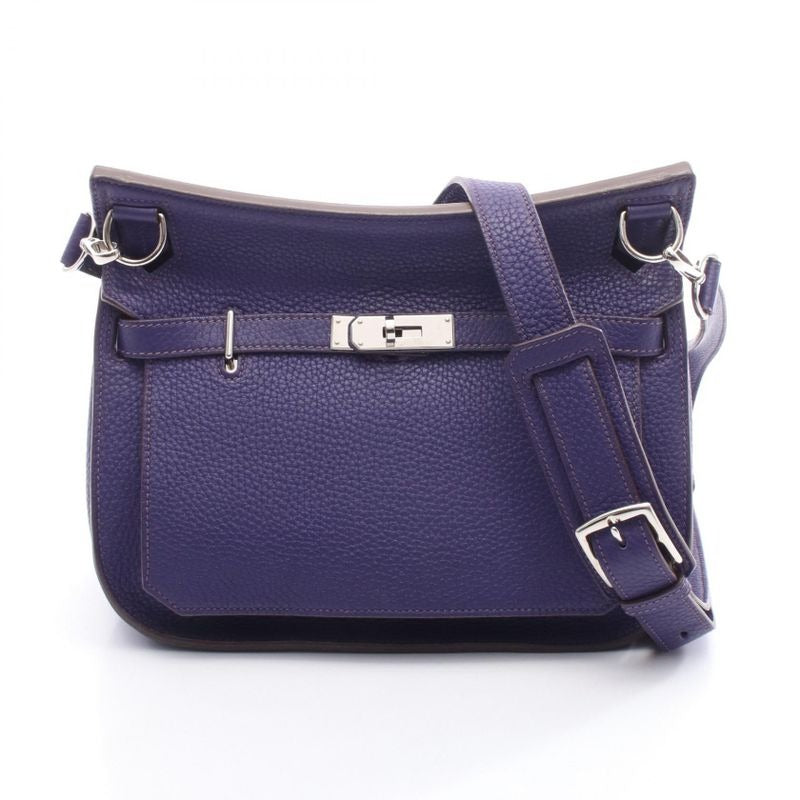 Hermes Shoulder Bag Gypsiere 28 Iris Leather