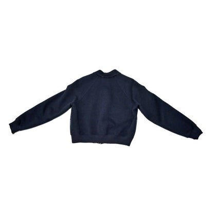 Hermes Reversible Zip Up Blouson Jacket Chaine D'ancre 36 Black