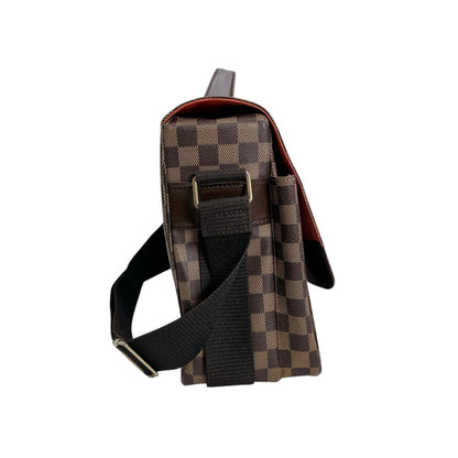 Louis Vuitton Damier 2 way Bag Broadway Shoulder Brown