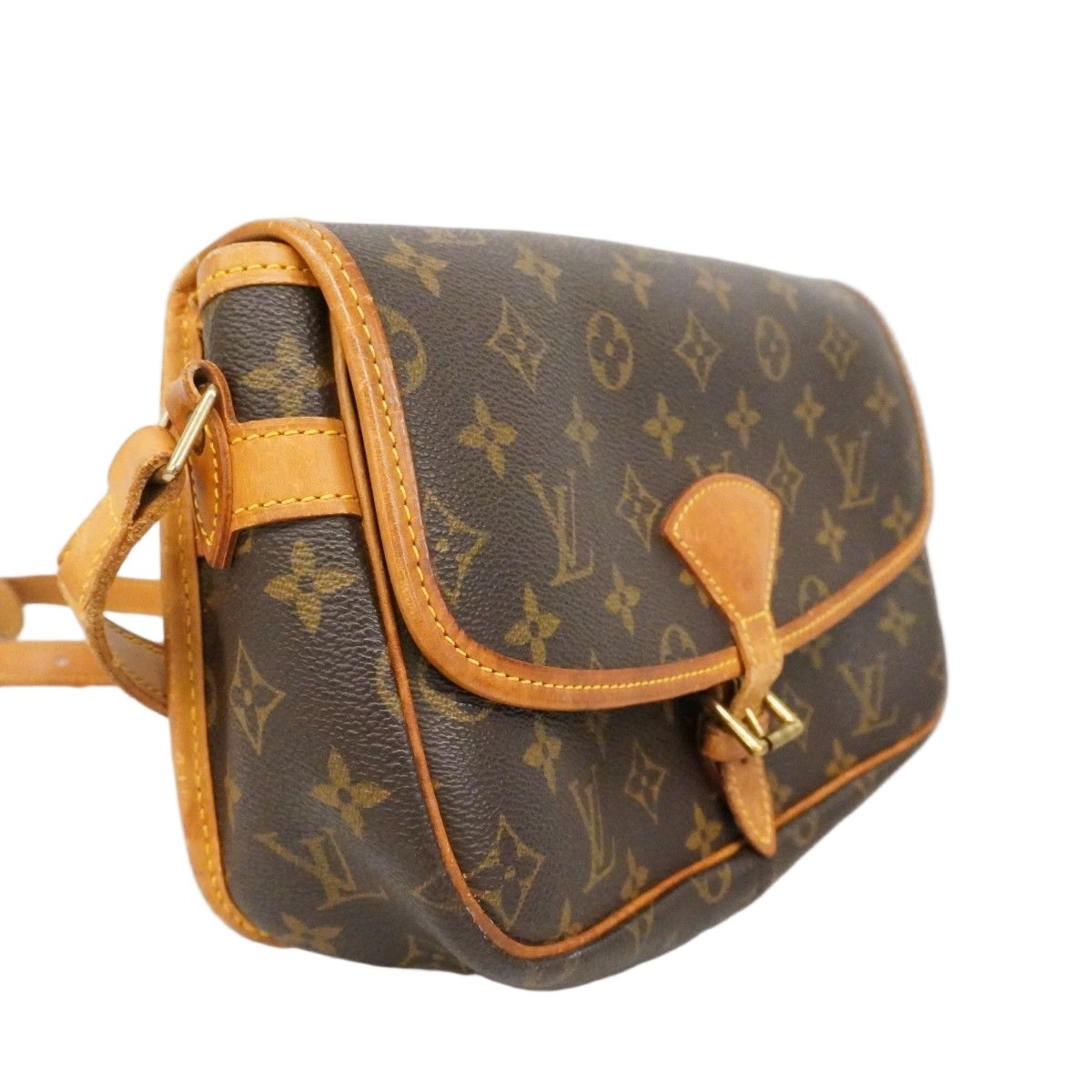 Louis Vuitton Shoulder Bag Monogram Sologne Black Cles — view 2