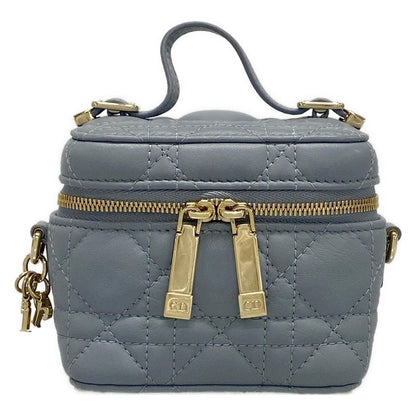 Dior/christian Dior Vanity Bag Lady Dior Micro Vanity S0935onmj Blue-grey