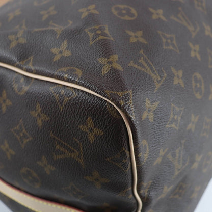 Louis Vuitton Keepall Bandouliere 55 Monogram Canvas Boston Bag Brown — view 6