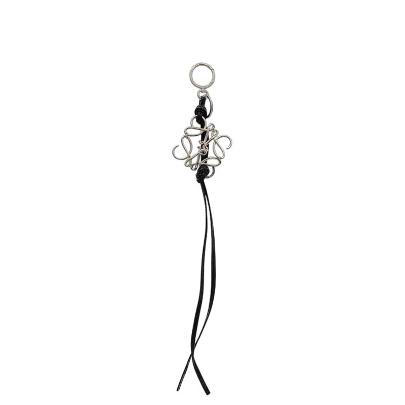 Loewe Charm Silver Black Anagram X02