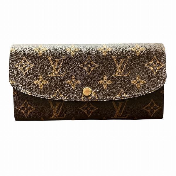 Louis Vuitton Monogram Portefeuille Emily M60697 Fuchsia Long Wallet Women