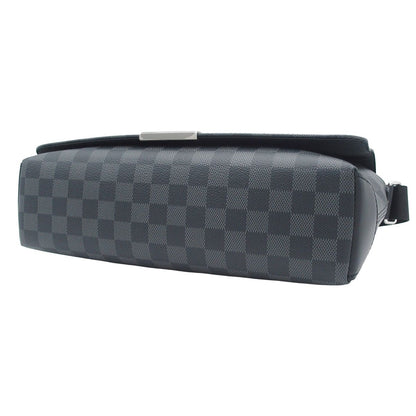 Louis Vuitton District MM Nv2 Black Damier Graphite Canvas Shoulder Bag — view 4