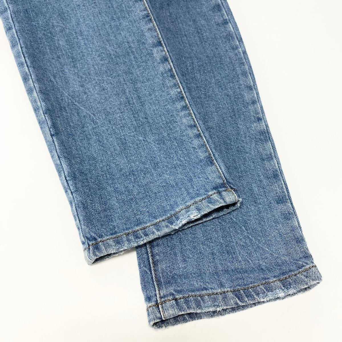 Miu Miu Skinny Denim Pants Stretch Bottom 755 26 Indigo — view 5