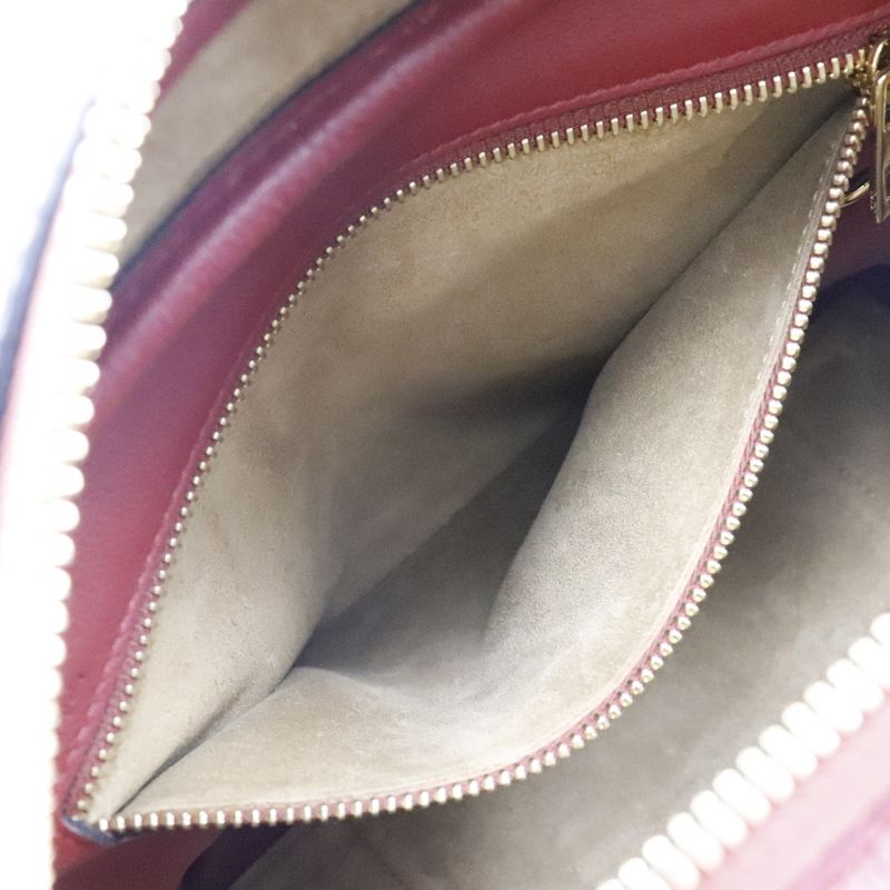 Loewe Amazona 75 Repeat Anagram 2WAY Shoulder Calf Red Ladies Handbag