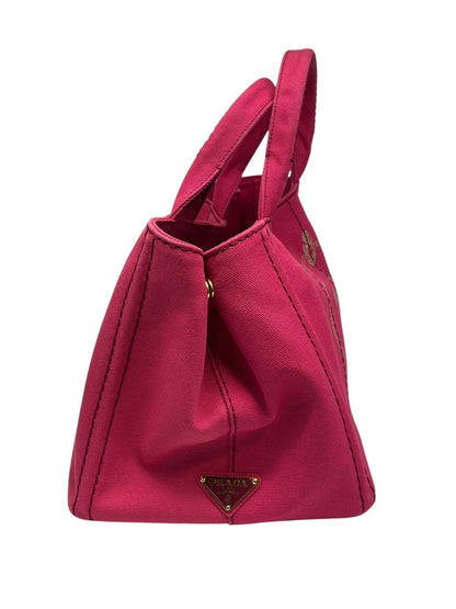 Prada Canapa Tote Tote Bag Shoulder Bag 2WAY Bag Pink Preowned