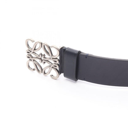 Loewe Belt Chunky Anagram Dark Navy Leather — view 2