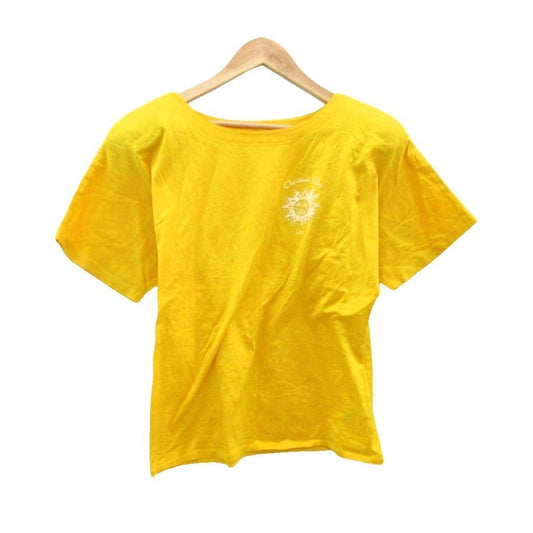 Dior T-Shirt S Yellow Embroidery