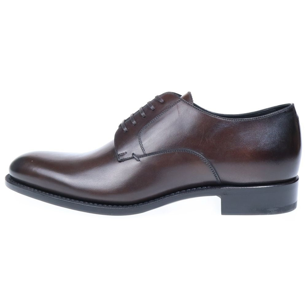 Dior Plain Toe Leather Shoes Brown