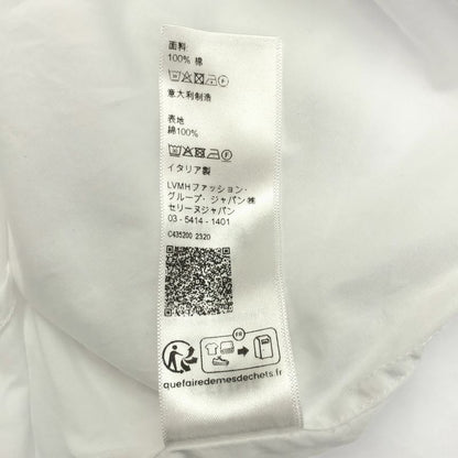 Celine - Triomphe Embroidered Cotton Shirt - 38 - White - Mens