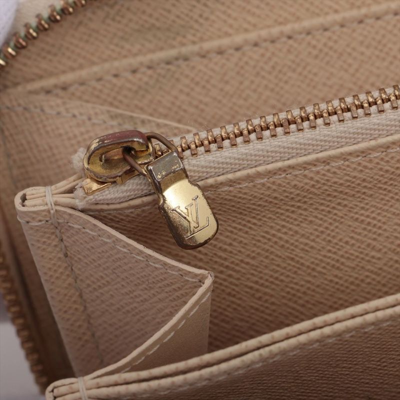 Louis Vuitton Damier Azure Zippy Wallet Round Zip Wallet Long Wallet N60019