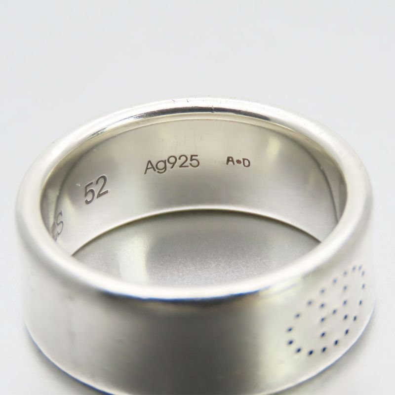 Hermes Ring Evelyne 52 Silver 925 Approx 7.9 g 11.5 Accessories