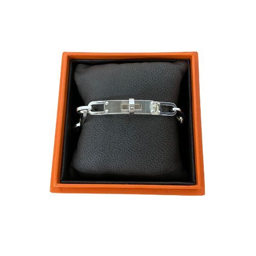Hermes Bracelet Simple Tour De Force 7 Frames Silver 925 Silver