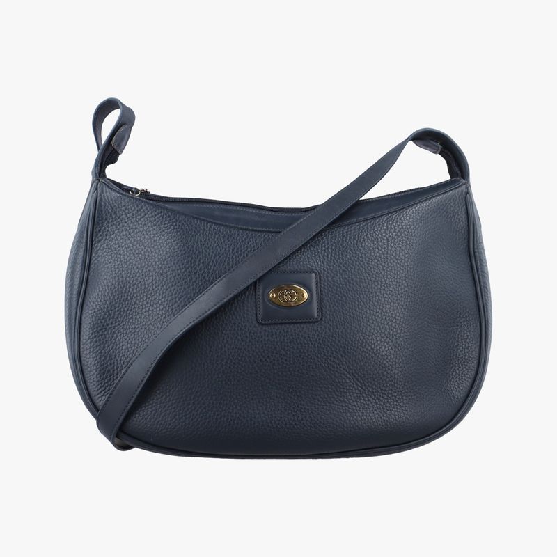 Gucci Hobo Navy Leather 001-06