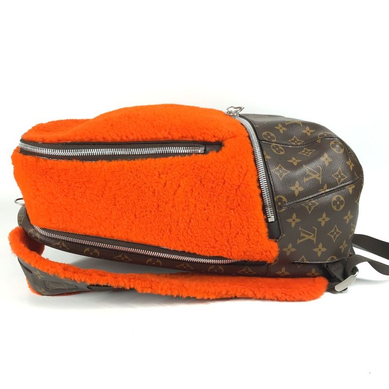 Louis Vuitton Backpack Sac Celebrating Backpack M40277 Fur Orange