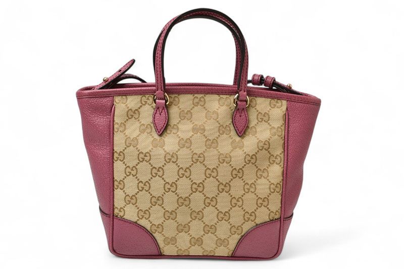 Gucci Handbag Shoulder Bag 2way Gucci GG Canvas Beige Pink 353121