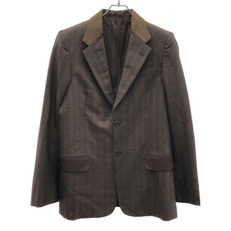 Prada Multi-Stripe 2 B Tailored Jacket Brown 48