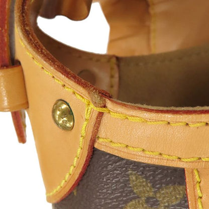 Louis Vuitton Shoulder Bag Leonor Monogram Canvas Monogram Gold Hardware Brown