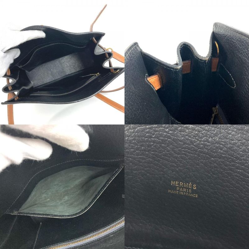 Hermes Shoulder Bag Kelly Sport GM Kelly Sport GM Ardennes Black