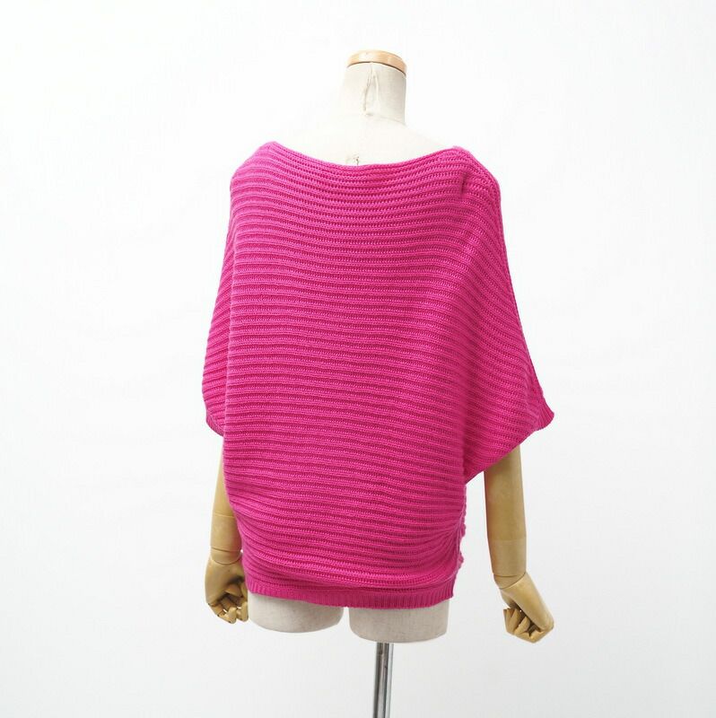 Christian DIOR Sweater Size 36 (F) 40 (I) 165 84A All Cashmere Knit Dolman