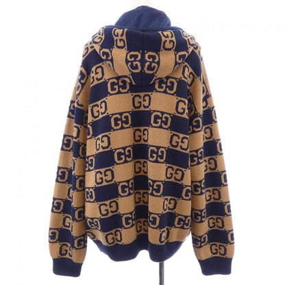 Gucci Hoodie Brown Navy — view 2