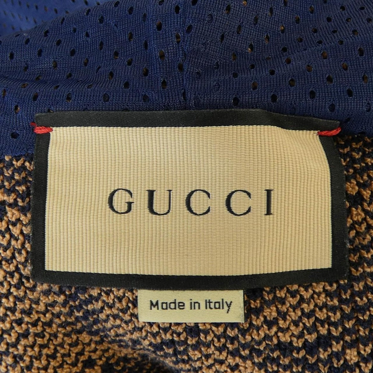 Gucci Hoodie Brown Navy — view 4