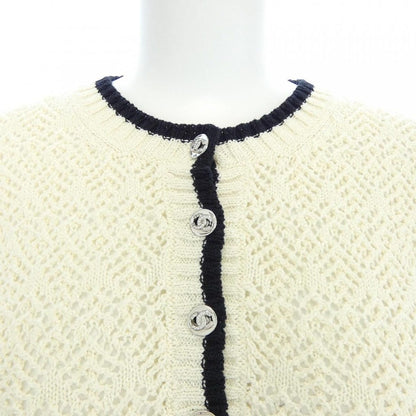 Chanel Knit Sweater White — view 6