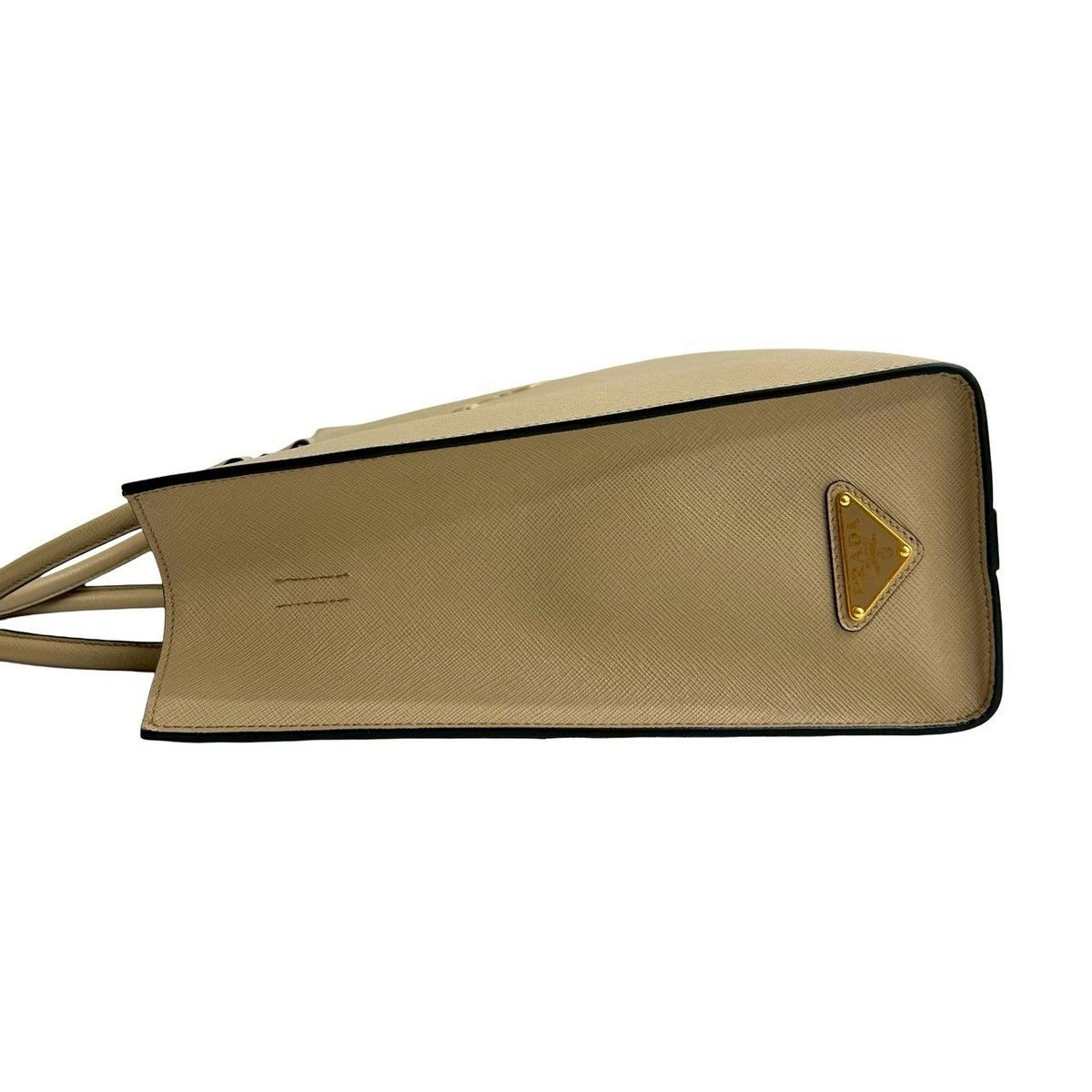 Prada Triangle Logo Embossed Saffiano Leather 2-Way — view 5