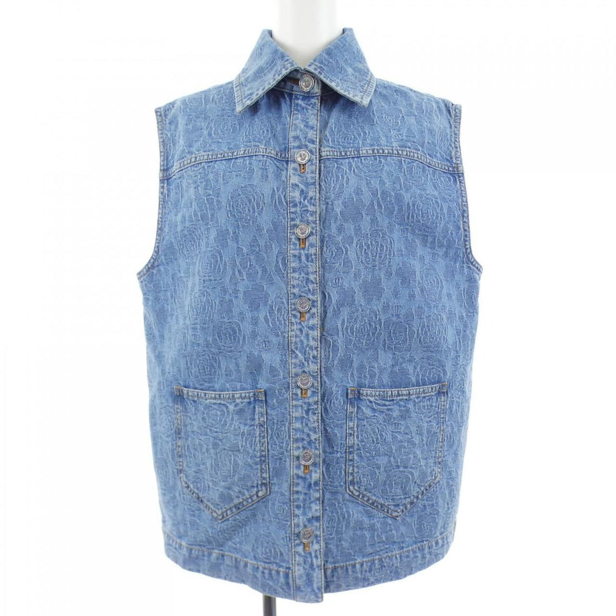 Chanel Vest Blue 34