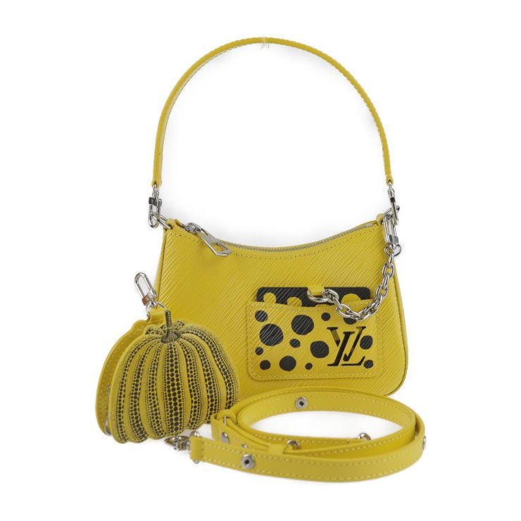 Louis Vuitton Lvxyk Marelini Handbag Epi Leather Jeanne Black Yayoi Kusama