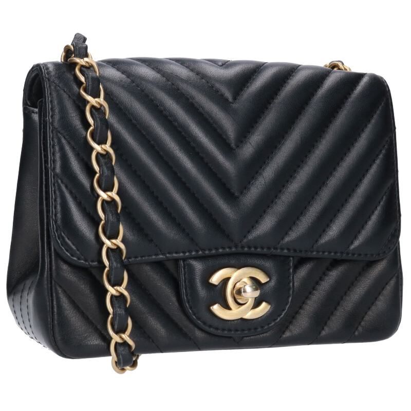 Chanel A35200 Mini Matelasse 18 V-stitched Leather Chain Shoulder Bag For Men