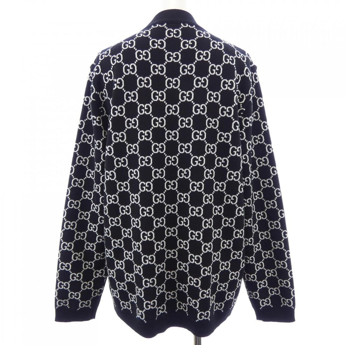 Gucci GG Wool Jacquard Reversible Cardigan — view 2
