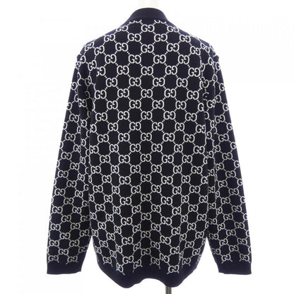 Gucci GG Wool Jacquard Reversible Cardigan — view 2